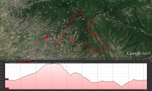 PERCORSO 23KM CON DISLIVELLO